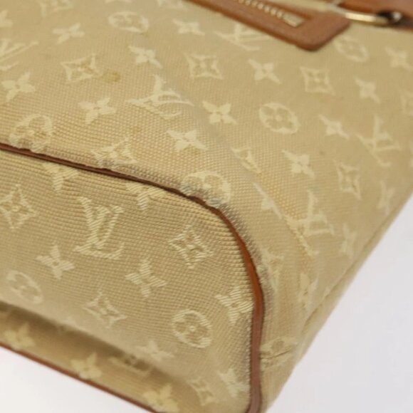 LOUIS VUITTON Monogram Mini Lucille PM Hand Bag Beige - Picture 11 of 16